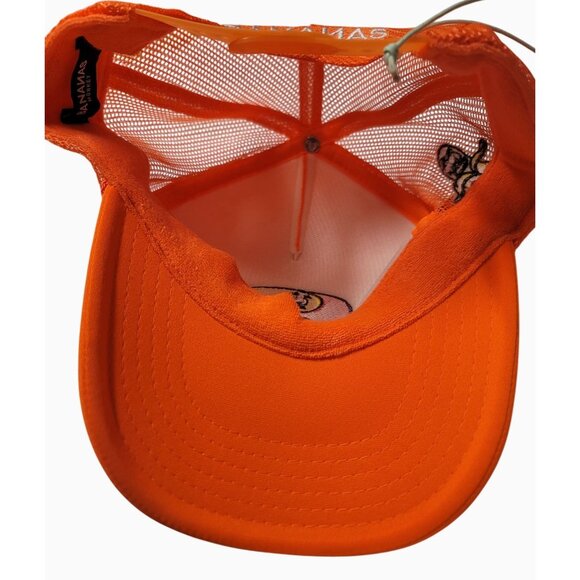 Bananas Monkey Orange Trucker Hat With Embroidered Banana Design - NWT - Picture 5 of 5